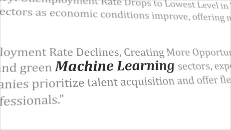 Machine Learning news headline in different articles