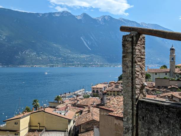 istock Limone sul Garda from Limonaia del Castel 1555410986