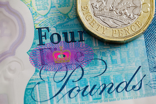 A Pound Sterling is not always at the face value the Five Pound Banknote or a One Pound Coin, when it fails to pay for the same goods or services previously purchased. Price increases and the erosion of value by rising inflation destroys the face value of any currency. A pound coin might then only have Eighty Pence of Purchasing Power or a Five Pound Note, Four Pounds of Purchasing Power. Erosion of monetary value due to inflation is one of the root causes of a Cost of Living Crisis. An Eighty Pence Coin and a Four Pound Note illustrate this erosion of Purchasing Power when wages do not rise in tandem with inflation.