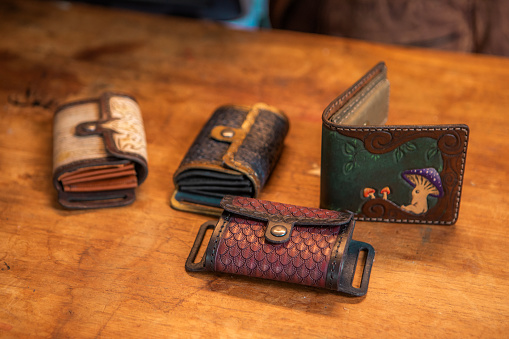 Arts and craft handmade leather products