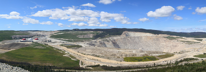 open coal mine general view