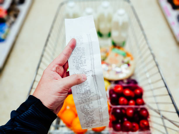 istock Checking the supermarket bill 1555559626