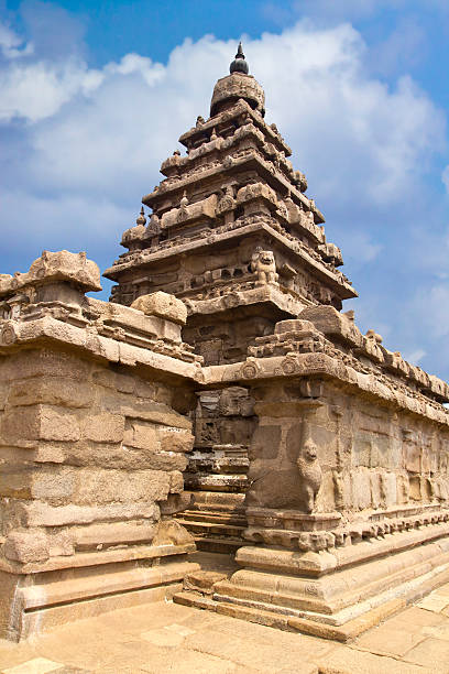 Mahabalipuram (Mamallapuram), Shore Temple stock photo