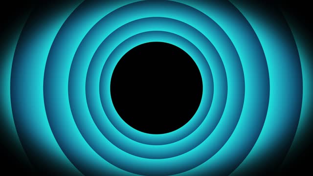 4K Animation Cycle Pop up Blue Background