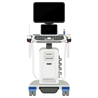 Medical equipment, scanning system ultrasonic general-purpose portable ultrasound system are used for general radiology purposes, including abdominal obstetric/gynecologic examinations. Flat design