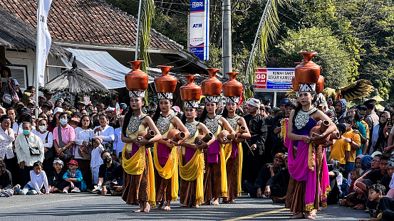 Cigugur Village, the servants in the traditional ceremony seren taun.Cigugur Village, the servants in the traditional ceremony seren taun. Kuningan, West Java, Indonesia, July 19, 2023