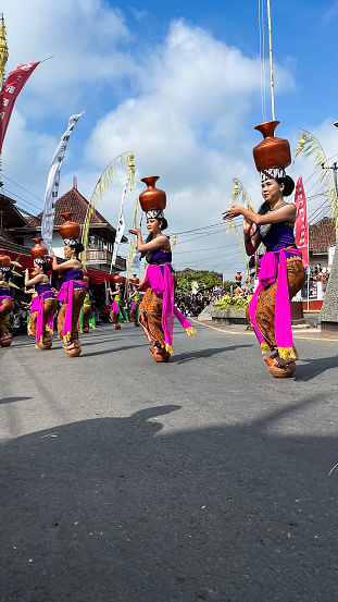 Cigugur Village, the servants in the traditional ceremony seren taun.Cigugur Village, the servants in the traditional ceremony seren taun. Kuningan, West Java, Indonesia, July 19, 2023