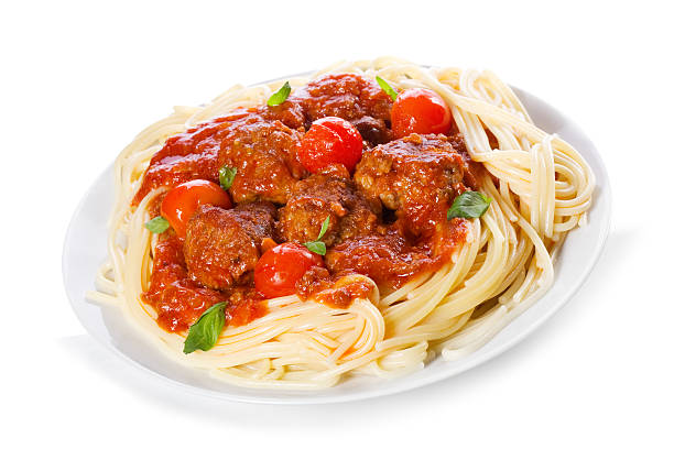 istock pasta with meatballs and tomato sauce 155564079