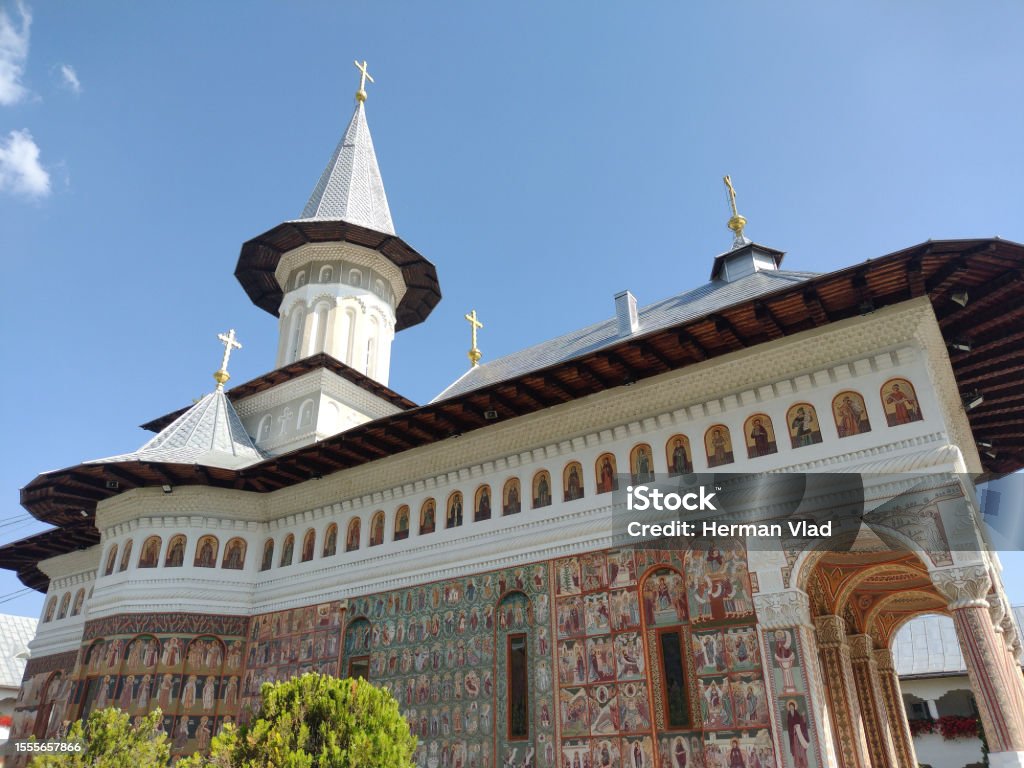 Holy Cross orthodox Monastery in Oradea, Romania, 2023 Architecture Stock Photo