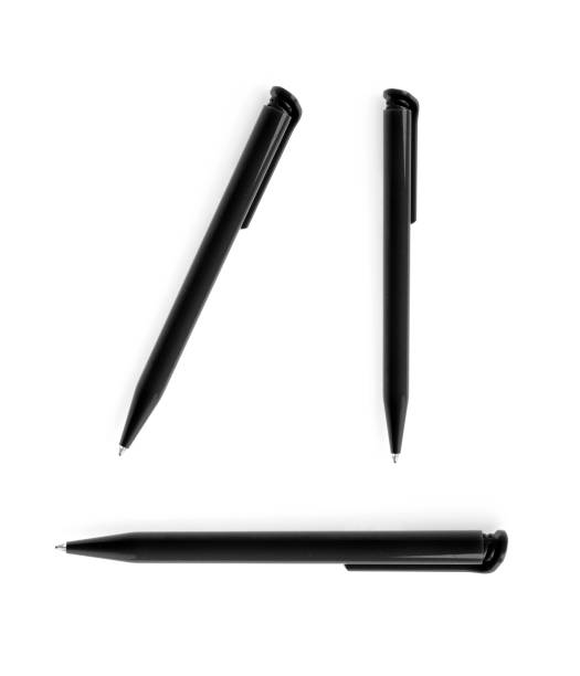 istock Black ballpoint pen isolated 1555689951