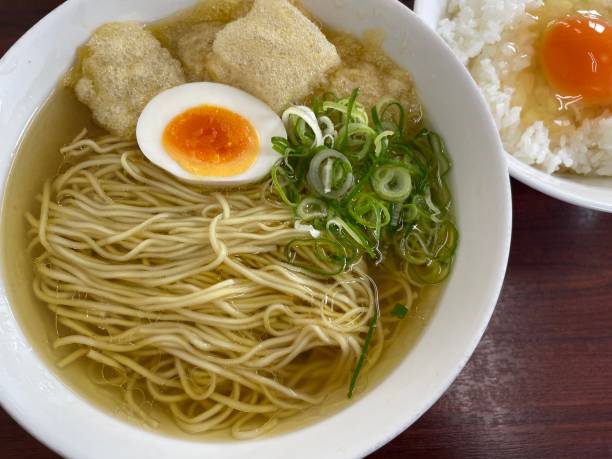 istock Lightly flavored morning ramen noodles 1555729650