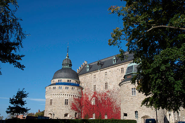 Castle in Sweden stock photo