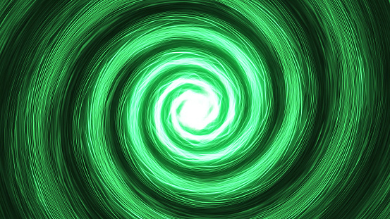 4k Circle lights abstract background for colorful vortex concept