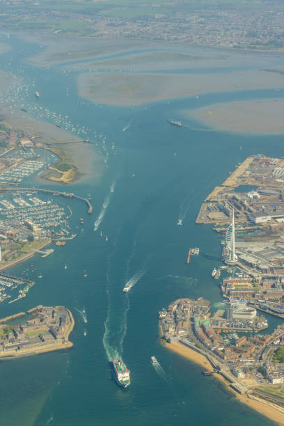 istock Portsmouth Harbour From The Air 1555823881