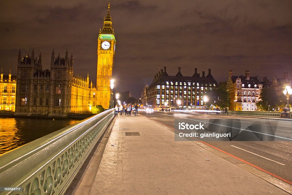 Big Ben by night, London Architecture Stock Photo