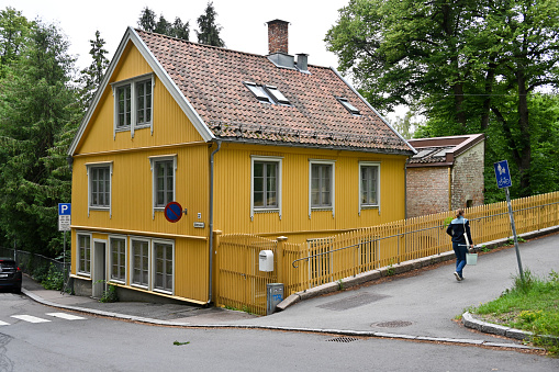 The Eremitage hunting lodge from 1736 in Dyrehaven – The Deer Park – north of Copenhagen and part of the UNESCO World Heritage Site inscribed as a Par force hunting landscape in North Zealand. Today it is a public and popular park with semi wild deer and possibilities for horse riding and picnics