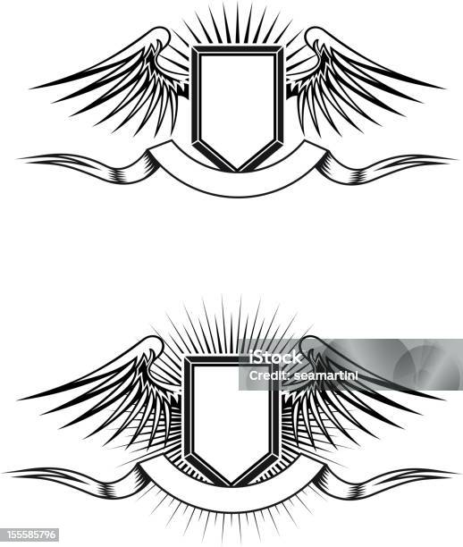 Simboli Di Araldica - Immagini vettoriali stock e altre immagini di Antico - Condizione - Antico - Condizione, Antico - Vecchio stile, Armi