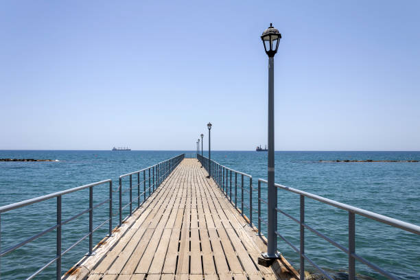 istock Sea pier in Limassol, Cyprus 1555866518
