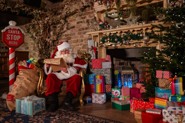 istock Santas Grotto at Christmas 1555880000