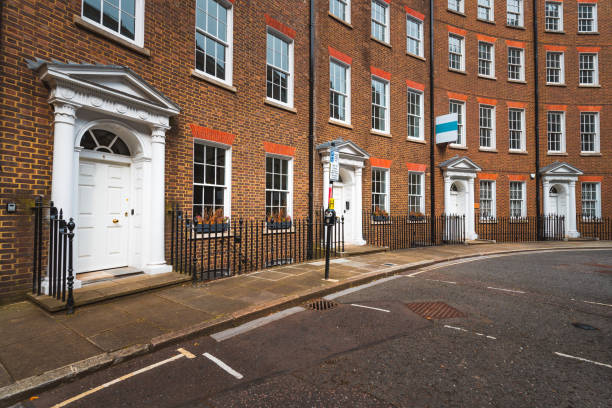 istock Typical London UK town house 1555919714