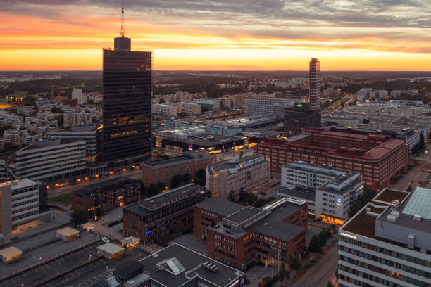 istock Evening in Kista, Stockholm 1555929505