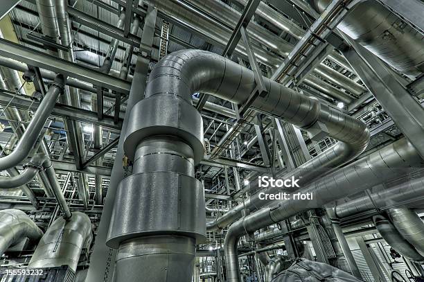 Power Plant Stockfoto und mehr Bilder von Gaskraftwerk - Gaskraftwerk, Architektur, Elektrizität