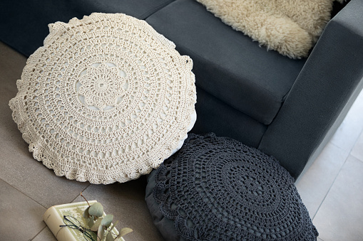 Round crochet cushions - Buenos Aires - Argentina