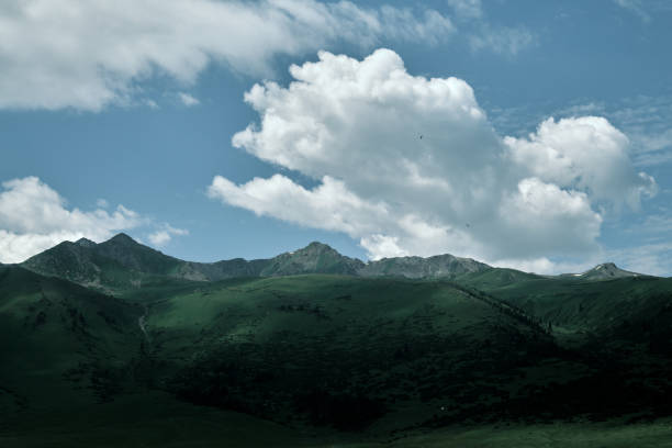 Free Stock Photo of A mountain range with clouds in the sky | Download ...