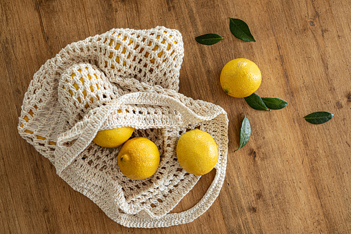 Crochet bag with lemons - Buenos Aires - Argentina