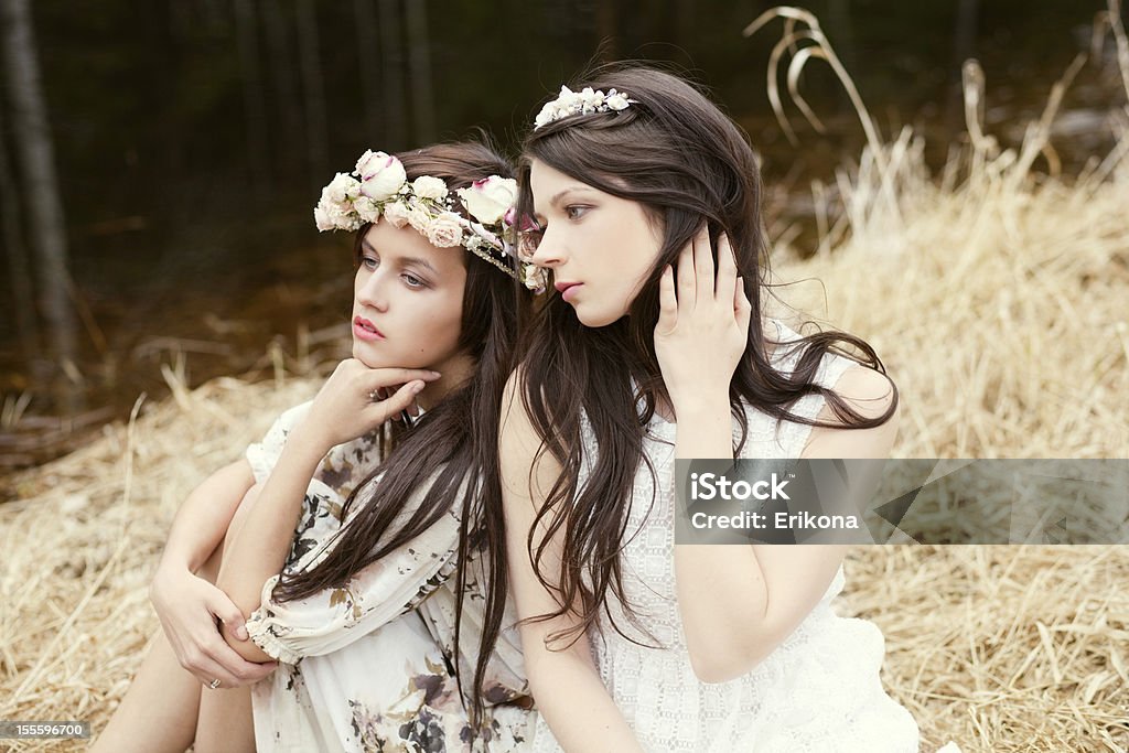 Duas meninas No hay - Foto de stock de 20-24 Anos royalty-free