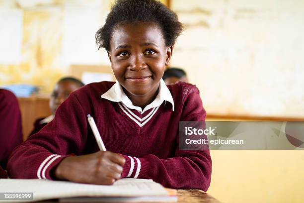Young South African Girl In Classroom Stock Photo - Download Image Now - Africa, African Ethnicity, African Culture