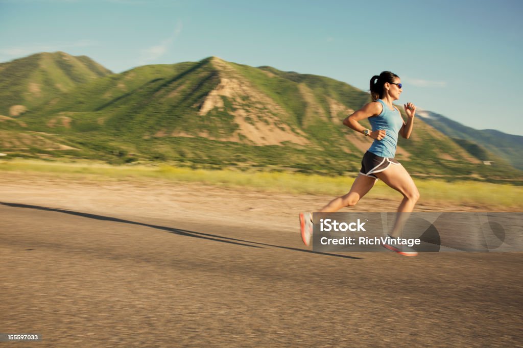 Going der Distanz - Lizenzfrei Querfeldeinlauf Stock-Foto