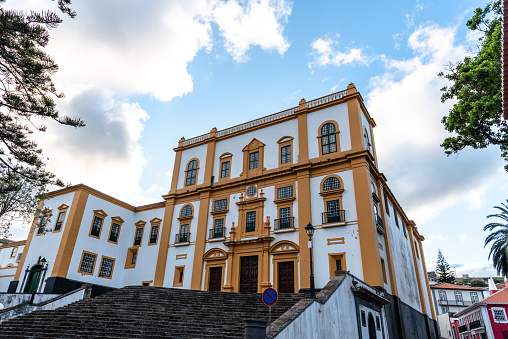 Palacio dos Capitaes Generais or Palace of the captains generals in the old town of Angra do Heroismo, Terceira Island, Azores