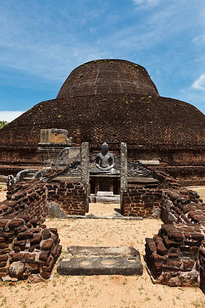 istock Ancient Buddhist dagoba (stupe) Pabula Vihara.  Sri Lanka 155597500