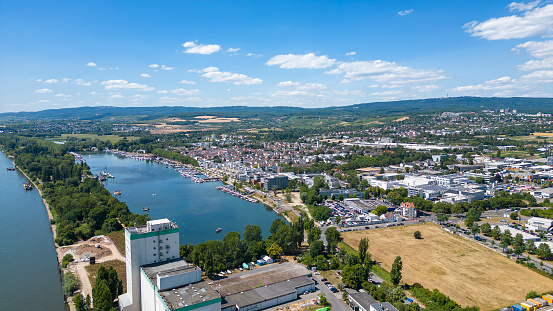 Marina Wiesbaden-Schierstein - aerial view