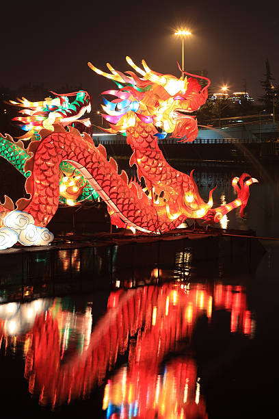 istock Chinese traditional dragon lantern 155599063