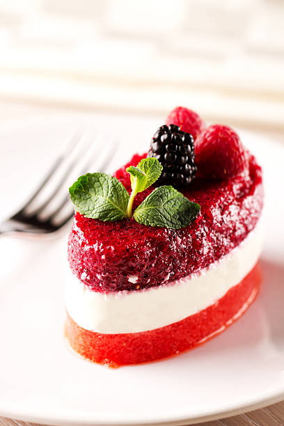 istock Delicious panna cotta with berries 155599368