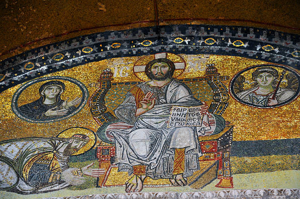 istock Mosaic of Jesus Christ 155599483