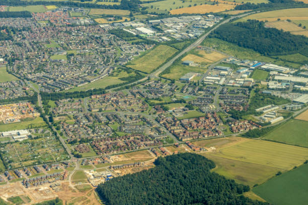 istock Gainsborough Town Aerial View 1555999664