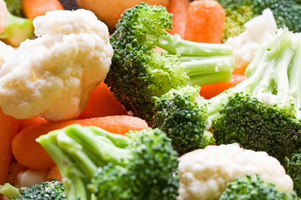 istock Broccoli, Cauliflower and Baby Carrots 155600056