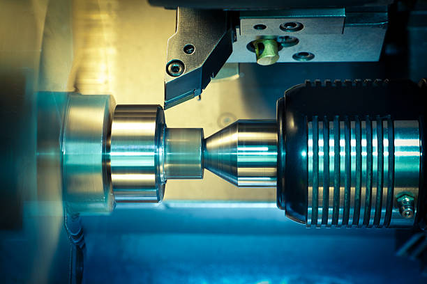 CNC Lathe Processing. CNC Lathe Processing. lathe stock pictures, royalty-free photos & images