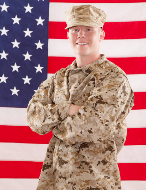 istock U S Marine Corps Soldier Smiling 155600442
