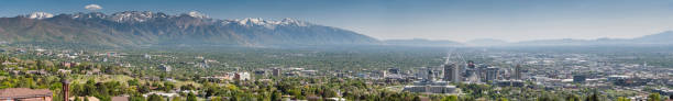 istock Salt Lake City super panorama Utah 155600466