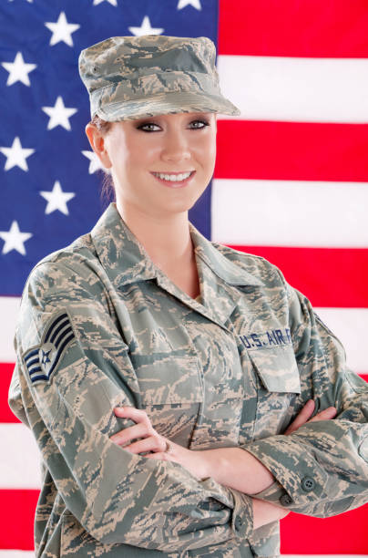 istock U S Airwoman Portrait 155600501