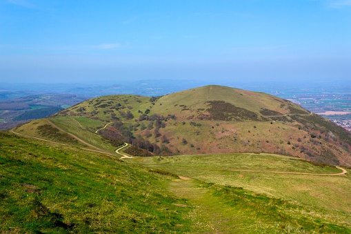 A view of Skiddaw, near the town of Keswick, Cumbria, Lake District.   It's 931 meter summit is the sixth highest in England.