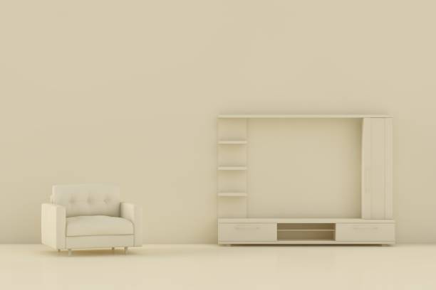 istock 3D Modern living room 1556010534