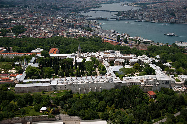 istock Aerial view ofTopkapi Palace in Istanbul. 155601097