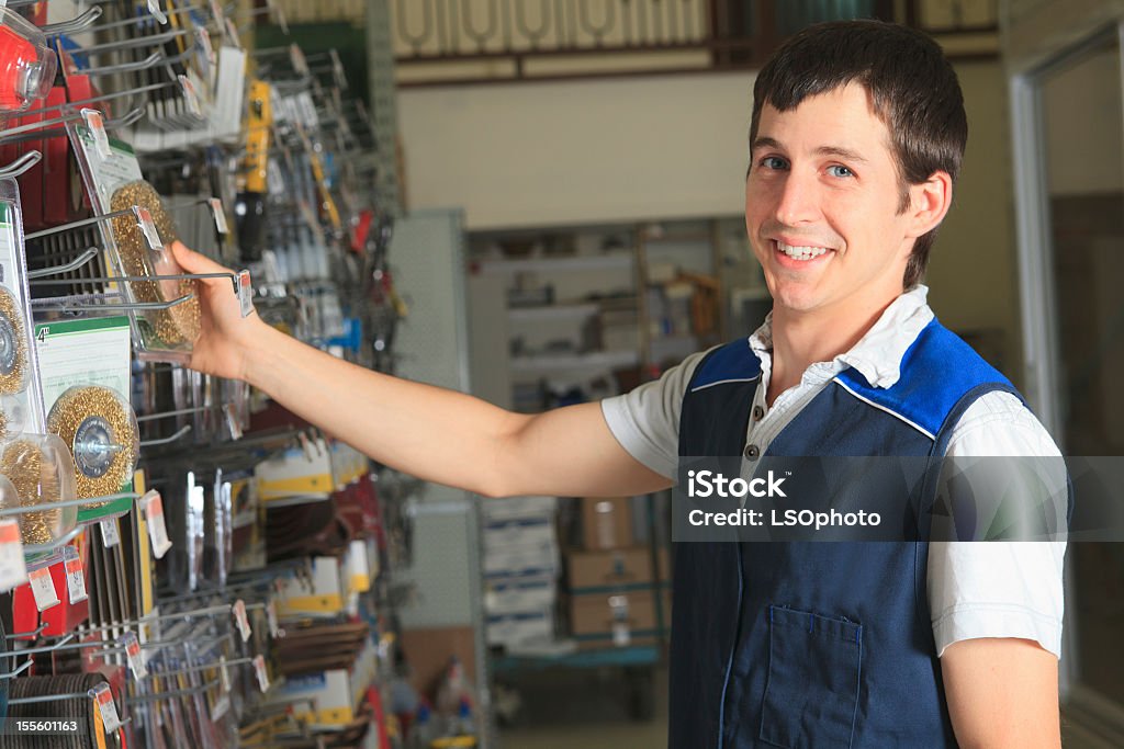 Hardware Employee - Cheerful DIY Stock Photo