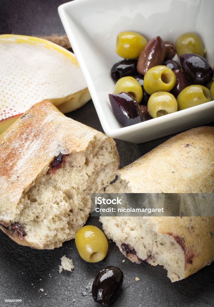 Aperitivo de pão de azeitona - Foto de stock de Alimentação Saudável royalty-free