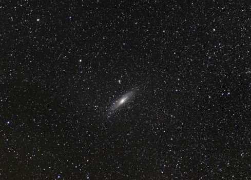 The Andromeda Galaxy. Stacked from 40 high ISO images taken on top of the Haleakala in Maui, Hawaii.http://www.michael-utech.de/files/Lightbox_Kauai.jpg